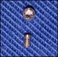 Prosthetic screws are more commonly fractured compared to abutment screws. Note the distortion of the screw head.