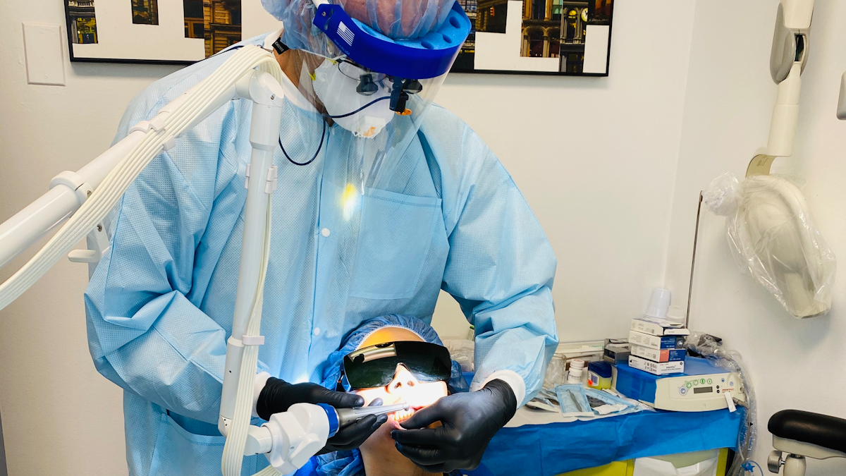 How one dentist in New York City is making his dental office a safe