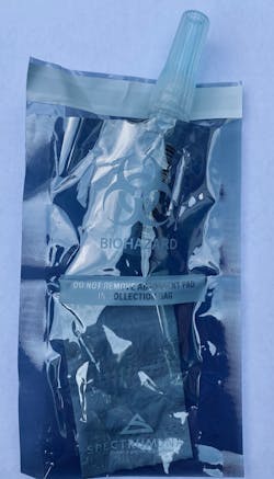 Figure 4: Patient places saliva sample in an envelope and mails overnight to lab Figure 4: Patient places saliva sample in an envelope and mails overnight to lab