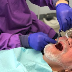 Figure 4a: This demonstrates the parallax dilemma when the clinician reads the value from an angle, thus making the value either lower or higher than the ideal. Figure 4a: This demonstrates the parallax dilemma when the clinician reads the value from an angle, thus making the value either lower or higher than the ideal.