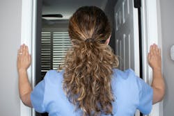 Figure 2a: Fish Pose at door jamb start Figure 2a: Fish Pose at door jamb start