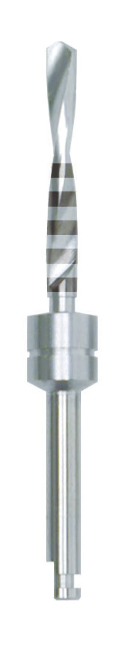 Figure 3: Implant twist drill designed for shaping and expanding the osteotomy Figure 3: Implant twist drill designed for shaping and expanding the osteotomy