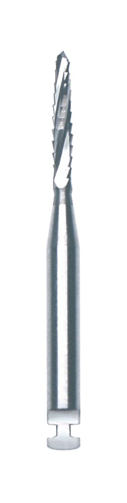 Figure 4: Lindemann bur capable of side cutting and moving the osteotomy bodily Figure 4: Lindemann bur capable of side cutting and moving the osteotomy bodily