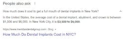 Figure 1: You can gain visibility in prominent search results by having related FAQ content on your site. Figure 1: You can gain visibility in prominent search results by having related FAQ content on your site.