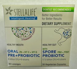 Figure 2: Probiotic lozenge that promotes healthy oral bacteria Figure 2: Probiotic lozenge that promotes healthy oral bacteria