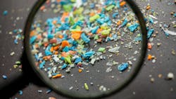 closeup of microplastics closeup of microplastics