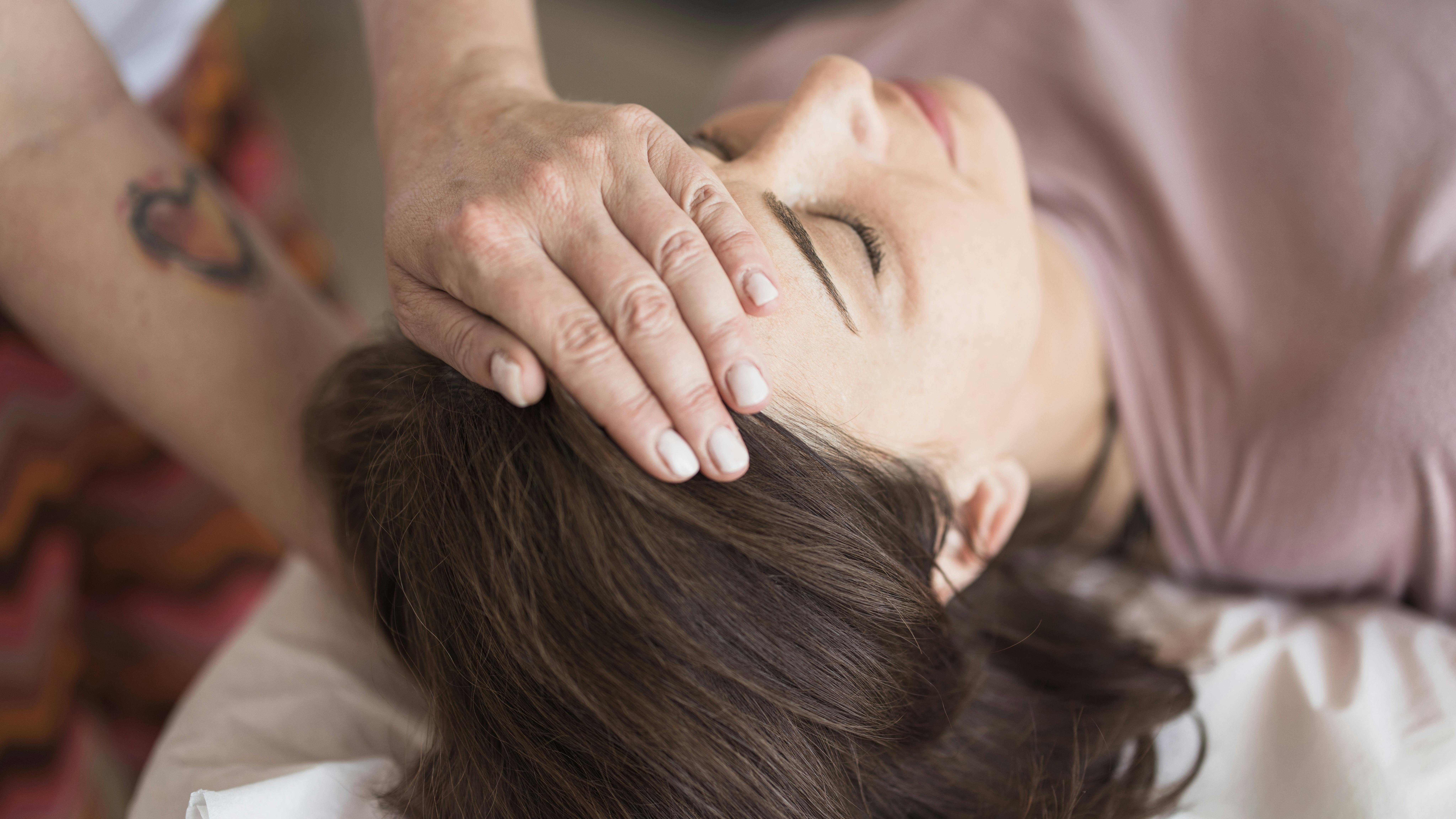 woman undergoing hypnosis